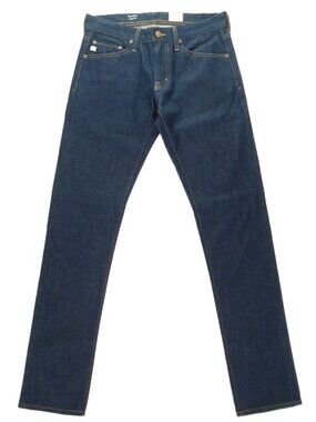New AG THE TELLIS Modern Slim Jeans Stiff Rigid Dark Denim 100% Cotton 28 x 34